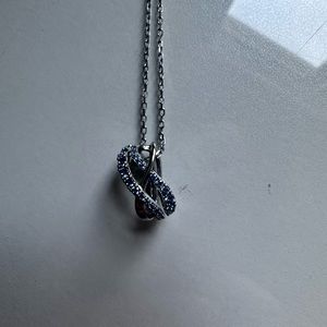 Swarovski Blue stone necklace